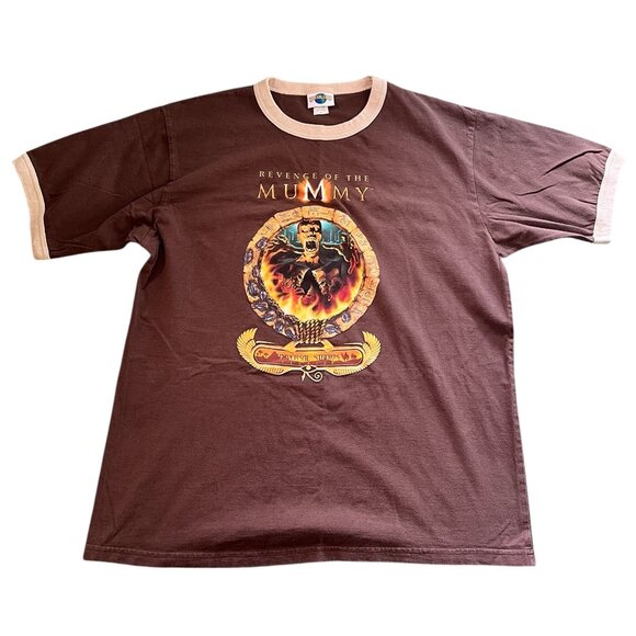 Universal Studio Other - Vintage Universal Studio Revenge Of The Mummy Shirt Size XL Made In USA Y2K RARE